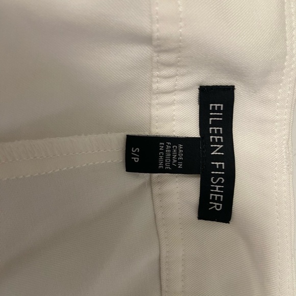 Eileen Fisher Small white shorts womens elegant $165 - Picture 2 of 7